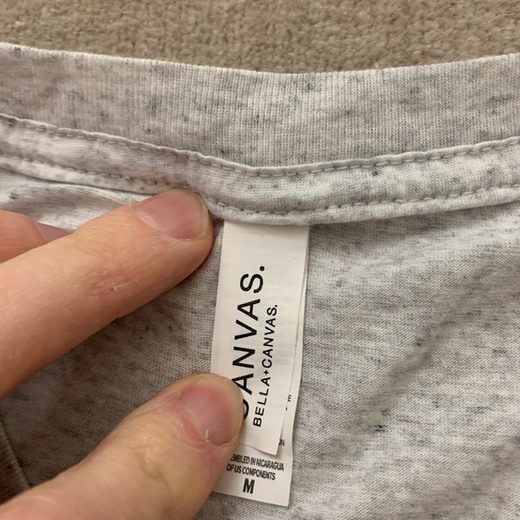 NWOT Canvas V-Neck Tee - Picture 2 of 7